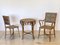 Gartenstühle & Beistelltisch aus Korbgeflecht aus dem späten 19. Jh. im Stil von Perret Et Vibbrt, 3er Set 2