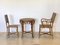 Chaises de Jardin et Table d'Appoint en Osier de style Perret Et Vibbrt, Fin 19ème Siècle, Set de 3 4