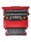 Máquina de escribir en rojo de Ettore Sottsass para Olivetti Synthesis, 1969, Imagen 5