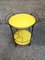 Trolley in Brass & Double Yellow Lacquered Iron with Bottle Holder, 1960s 2