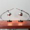 Lámparas de mesa Eyeball de Reggiani, años 70. Juego de 2, Imagen 7