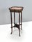 Vintage Ebonized Beech Gueridon with a Broccatello Marble Top, Italy, 1960s 4