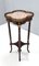 Vintage Ebonized Beech Gueridon with a Broccatello Marble Top, Italy, 1960s 1