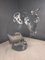 Sculpture Tribute to Queen Elizabeth II with Horse in Clear Glass from Lalique France 5