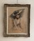 Edgar Chahine, Jeune élégante au chapeau, 1900, Chalk & Pastel on Paper, Encadré 1