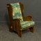 Oak Lambing Armchairs, 1920s, Set of 2, Image 8