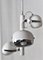 White Lacquered Reflectors Eyeball Ceiling Lamp, 1960 2