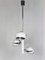 White Lacquered Reflectors Eyeball Ceiling Lamp, 1960 5