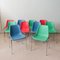 Chaises Empilables Multicolores dans le style de Helmut Starke, 1970s, Set de 10 1