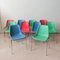 Multicolored Stackable Chairs in the style of Helmut Starke, 1970s, Set of 10 1