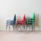 Multicolored Stackable Chairs in the style of Helmut Starke, 1970s, Set of 10 3