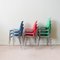 Multicolored Stackable Chairs in the style of Helmut Starke, 1970s, Set of 10, Image 3