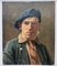 Aimé Moret, Autoportrait peint par lui-même, 1933, Olio su cartone, Immagine 2