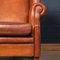 Poltrone Wingback in pelle di pecora, Paesi Bassi, XX secolo, set di 2, Immagine 25