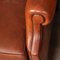 20th Century Dutch Sheepskin Leather Wingback Club Chairs, Set of 2, Image 28