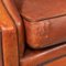 20th Century Dutch Sheepskin Leather Wingback Club Chairs, Set of 2 39