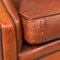 20th Century Dutch Sheepskin Leather Wingback Club Chairs, Set of 2, Image 39