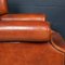 20th Century Dutch Sheepskin Leather Wingback Club Chairs, Set of 2 23