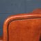 20th Century Dutch Sheepskin Leather Wingback Club Chairs, Set of 2 19