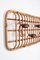Italian Coat Rack in Bamboo & Rattan attributed to Olaf Von Bohr, 1960s 9