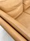 Mid-Century Danish Caramel Tan Aniline Leather 3/Seater Sofa, 1960s 5