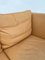 Mid-Century Danish Caramel Tan Aniline Leather 3/Seater Sofa, 1960s 6