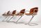 Cantilever Chairs by Gastone Rinaldi, Italy, 1970s, Set of 4 2