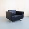 Leather Lounge Chair from Molinari, Italy, 1990s 1