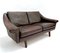 Mid-Century Danish Dark Brown Leather Matador 2-Seater Sofa by Aage Christiansen for Erhardsen & Andersen, 1960s 4