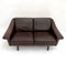 Mid-Century Danish Dark Brown Leather Matador 2-Seater Sofa by Aage Christiansen for Erhardsen & Andersen, 1960s 5