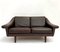 Mid-Century Danish Dark Brown Leather Matador 2-Seater Sofa by Aage Christiansen for Erhardsen & Andersen, 1960s 1