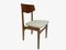 British Teak, Beech & Grey Wool Dining Chairs, 1960s, Set of 4 5