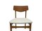 British Teak, Beech & Grey Wool Dining Chairs, 1960s, Set of 4 12