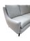 Danish Light Grey Wool 3-Seater Sofa, 1960s 10
