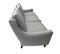 Danish Light Grey Wool 3-Seater Sofa, 1960s 3
