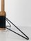 Foot Lamp Tripod in Iron & Wood, 1950s, Image 3