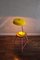 Lampada da tavolo vintage gialla, Germania orientale, attribuita a Veb Narva Leuchtenbau, anni '60, Immagine 23