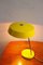 Lampada da tavolo vintage gialla, Germania orientale, attribuita a Veb Narva Leuchtenbau, anni '60, Immagine 2