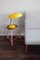 Lampada da tavolo vintage gialla, Germania orientale, attribuita a Veb Narva Leuchtenbau, anni '60, Immagine 17