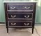 French Louis XVI Ebonised Chest of Drawers, 1910s 12