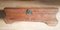 Antike handgefertigte Holzkiste mit eingesetztem Auerhahnmotiv 5