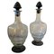 Art Deco Murano Glasflaschen im Stil von Napoleone Martinuzzi, 1930er, 2er Set 2