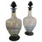 Art Deco Murano Glass Bottles in the style of Napoleone Martinuzzi, 1930s, Set of 2 2