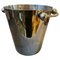 Italian Modernist Silver-Plated Wine Cooler in the style of Gio Ponti, 1970s, Image 2