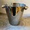 Italian Modernist Silver-Plated Wine Cooler in the style of Gio Ponti, 1970s, Image 5