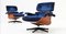 Lounge Chairs & Ottoman by Eames for Mobilier International, 1960s, Set of 3 1