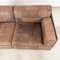 Vintage Brown Leather Patchwork Ds88 Sofa from de Sede, Set of 2, Image 8