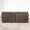Vintage Brown Leather Patchwork Ds88 Sofa from de Sede, Set of 2, Image 11