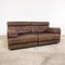 Vintage Brown Leather Ds76 Elemental Sofa from de Sede, Set of 2 1