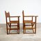 Vintage Cognac Leather Safari Director Chairs, Set of 2, Image 3